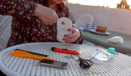 Aprendiendo a reciclar: Colgador para móviles Aprendiendo a reciclar: Colgador para móviles