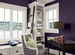 Bellas oficinas moradas en casa Bellas oficinas moradas en casa