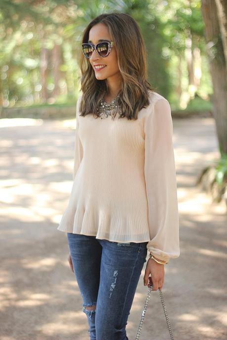 Pleated Blouse