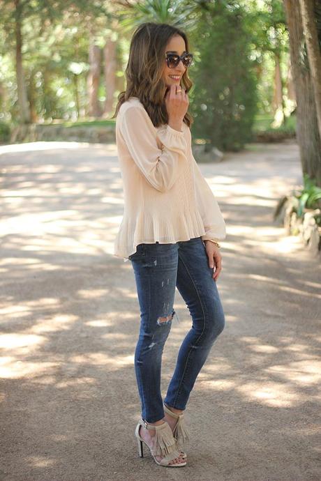 Pleated Blouse