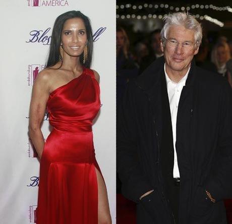 Richard Gere y Padma Lakshmi