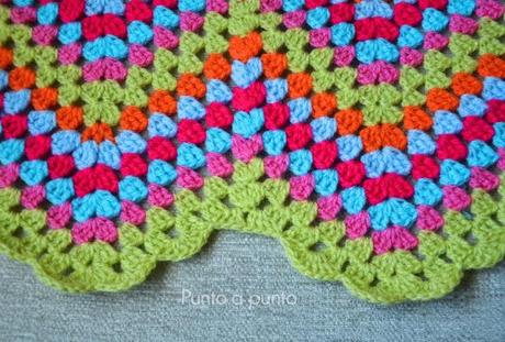 {Crochet} La manta Hueco Zig Zag