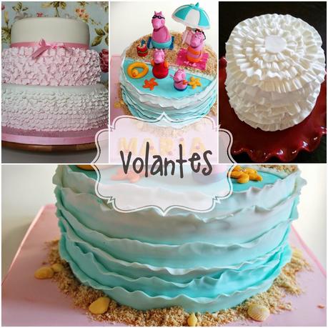 Tarta con Volantes