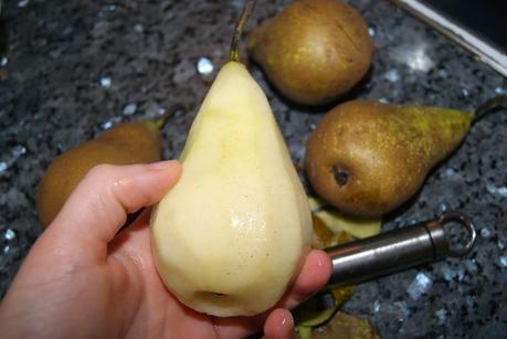 Peras al Vino Tinto Peras al Vino Tinto