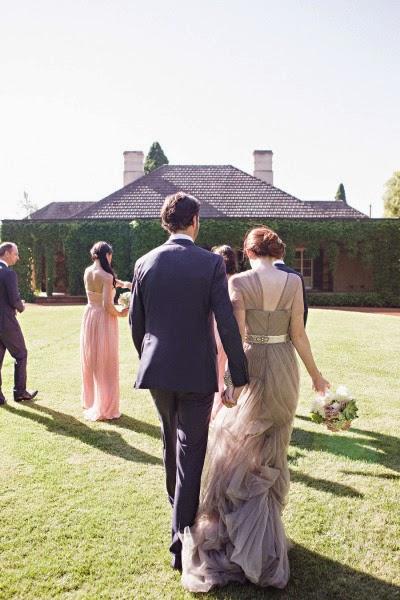 Una boda romántica boda en gris y rosa