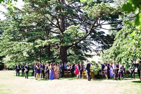 Una boda romántica boda en gris y rosa