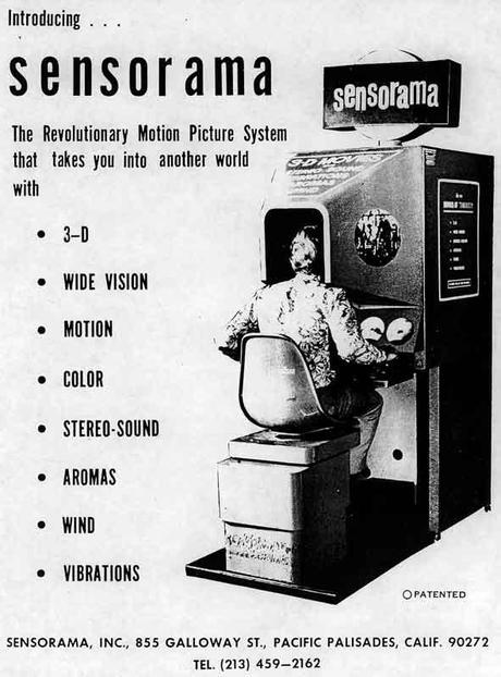 Sensorama. Primera máquina de inmersión sensorial.