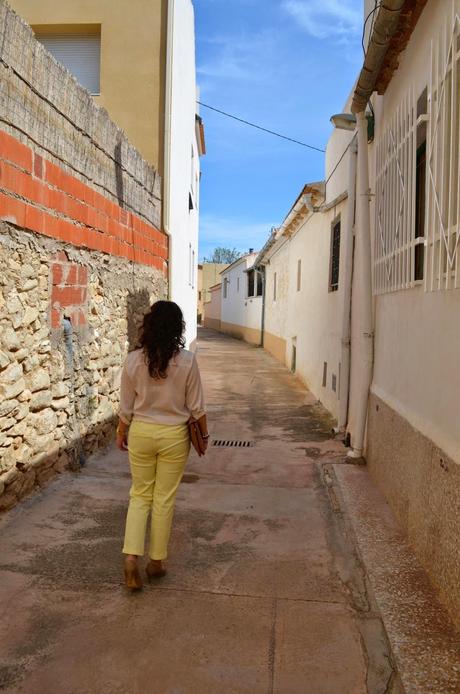 Yellow Ankle Pants