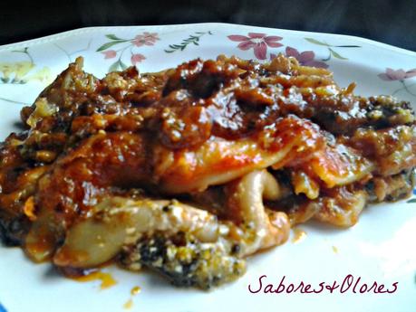 LASAGNA DE BRECOL Y COLIFLOR LASAGNA DE BRECOL Y COLIFLOR