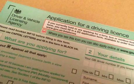 Formulario convalidación carnet de conducir UK
