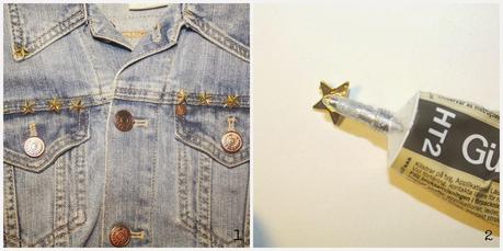 DIY: CHAQUETA CON TACHUELA DIY: CHAQUETA CON TACHUELA