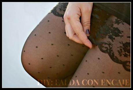 DIY: FALDA CON ENCAJE DIY: FALDA CON ENCAJE