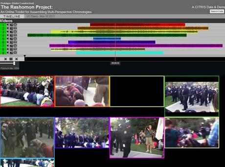 The Rashomon Project: Plataforma para sincronizar y ver videos filmados en mismo evento rashomon-davis