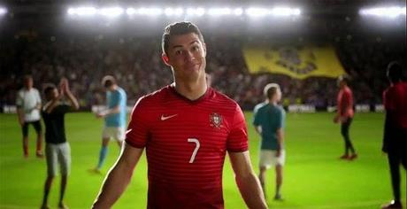 Cristiano en el comercial