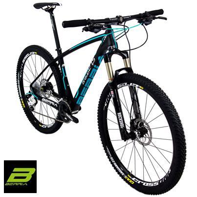 La nueva Berria Bravo 27.5 disponible en el catálogo de MTB 2014 El cuadro de la Berria Bravo 27.5 es de fibra de carbono.