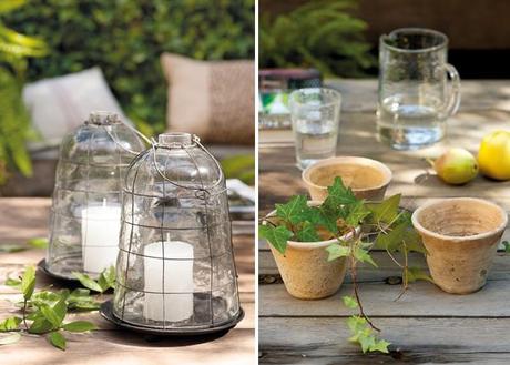 Fin de semana… Detalles en la mesa del jardín