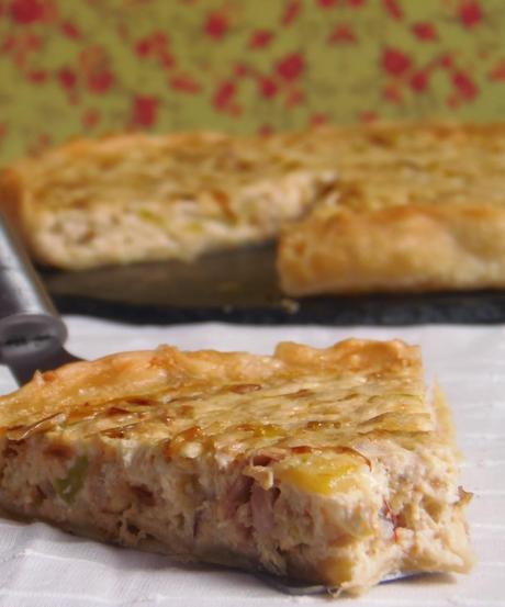 QUICHE DE ATÚN Y GAMBAS RETO ASALTABLOGS QUICHE DE ATÚN Y GAMBAS RETO ASALTABLOGS