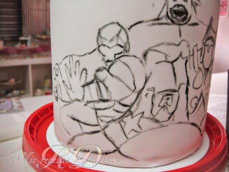 TARTA MARVEL, THE AVENGERS