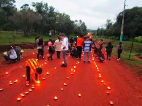 Procesión de la Dolorosa. Tañarandy. Misiones. Paraguay Procesión de la Dolorosa. Tañarandy. Misiones. Paraguay