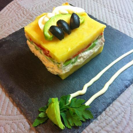 Causa Limeña (Deconstrucción Peruana De La Ensaladilla Rusa) Causa Limeña (Deconstrucción Peruana De La Ensaladilla Rusa)