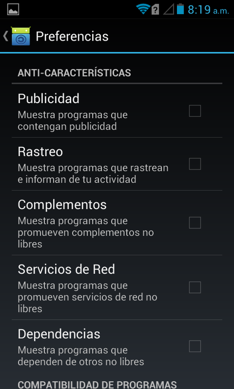 Como instalar F-Droid, el remplazante de Google Play, en Android. screen-fdroid-8