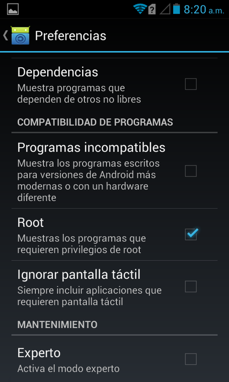 Como instalar F-Droid, el remplazante de Google Play, en Android. screen-fdroid-9