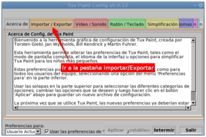 Importar o exportar imágenes en Lihuen con TuxPaint. Importar o exportar imágenes en Lihuen con TuxPaint.