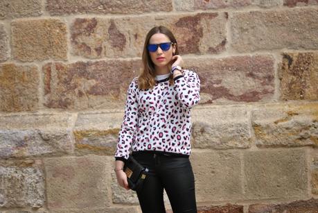 Pink leopard Sweater Pink leopard Sweater