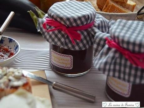 Mermelada de berenjena con pera Mermelada de berenjena con pera