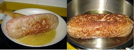 RULO DE CARNE CON ALCACHOFAS Y SALSA DE MANZANA RULO DE CARNE CON ALCACHOFAS Y SALSA DE MANZANA