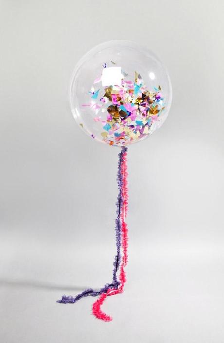 Confetti para bodas y mesas de boda con confetti Globo transparente con sorpresa
