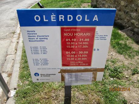 Begues - Olesa - Castell d' Olerdola - Pantano de Foix - Vilanova 25/04/2014 Begues - Olesa - Castell d' Olerdola - Pantano de Foix - Vilanova 25/04/2014