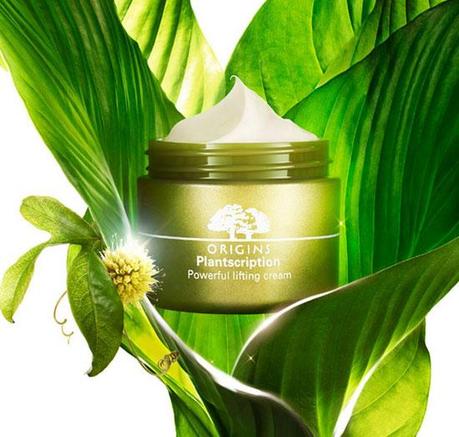 Plantscription Powerful Lifting y Anti-Aging Serum de Origins Plantscription Powerful Lifting Cream
