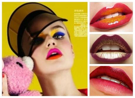 Trend alert: Bicolor lips