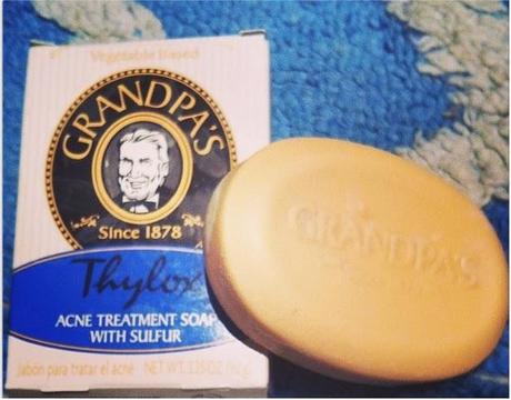 Iherb.- Grandpa's, Thylox, Acne Treatment Soap with Sulfur- Jabon con azufre para el acne