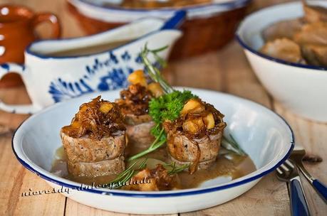 SOLOMILLO CON CEBOLLA CARAMELIZADA Y MANZANA SOLOMILLO CON CEBOLLA CARAMELIZADA Y MANZANA