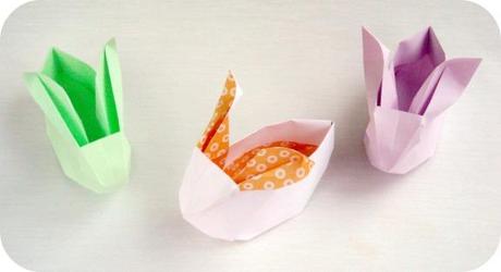 DIY: Conejo de Pascua de origami DIY: Conejo de Pascua de origami