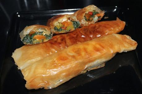 ROLLITOS DE TOFU Y ESPINACAS ROLLITOS DE TOFU Y ESPINACAS