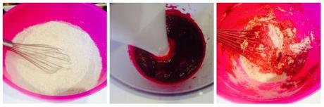 Hogaza integral rosa y magdalenas red velvet masa_pan