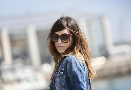 street style santander barbara crespo i bloody love you tshirt denim fashion blogger outfit blog de moda