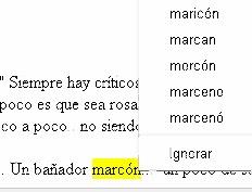 Un corrector incorrecto... Un corrector incorrecto...