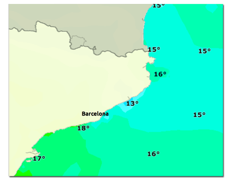 Previsión temperaturas Sábado 3 de Mayo 2014