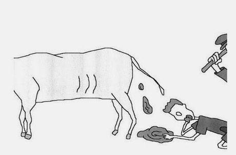 Sopa de hojas de rábano seco, bolas pequeñas de patatas y excrementos de animales Sopa de hojas de rábano seco, bolas pequeñas de patatas y excrementos de animales