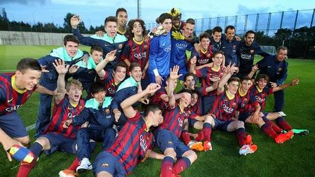 El Cadete A del Barça suma un nuevo título a la cantera de La Masía