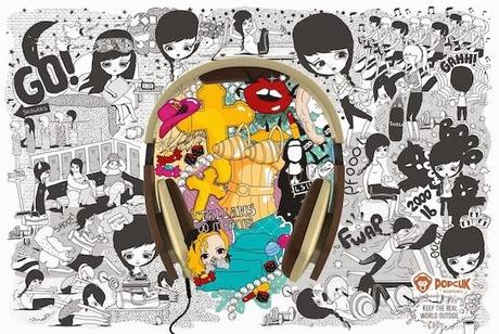 La ilustración al servicio de la publicidad: las maravillosas gráficas de Popclik La ilustración al servicio de la publicidad: las maravillosas gráficas de Popclik