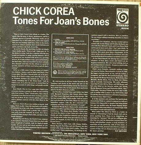 CHICK COREA: Tones For Joan´s Bones