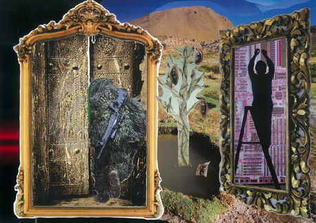 El árbol; las sombras, los espejos... Collage A3. El árbol; las sombras, los espejos... Collage A3.