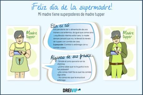 Infografia Dia de la madre superpoder mama tupper