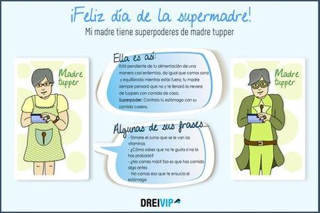 Felicitación para el día de la madre. ¿Qué superpoderes tiene la tuya? image