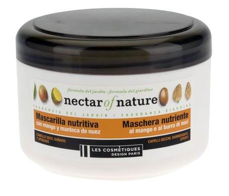 Pelo perfecto y sano con Kera Science de Les Cosmétiques Design Paris Nectar of Nature Mascarilla con mango y manteca de nuez